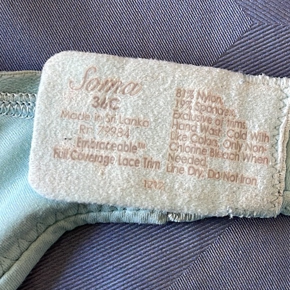 Soma Mint Green Bra - Picture 3 of 3